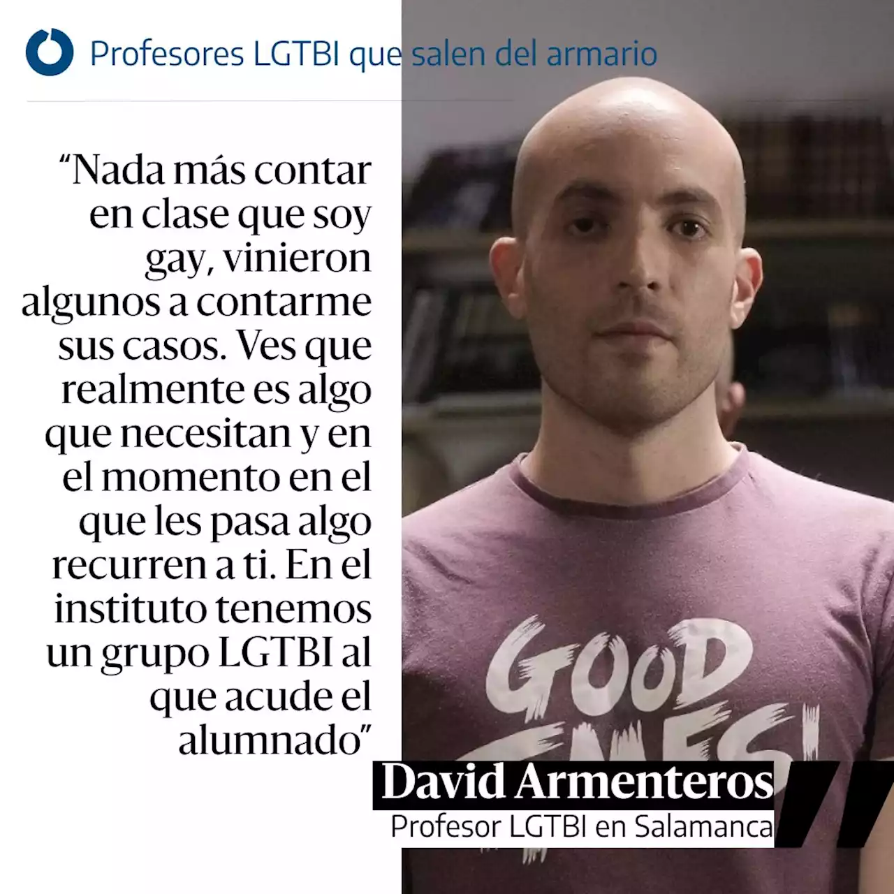 Profesores que salen del armario en clase: 'Lo he hecho para que el alumnado LGTBI no sufra lo que sufrí yo'