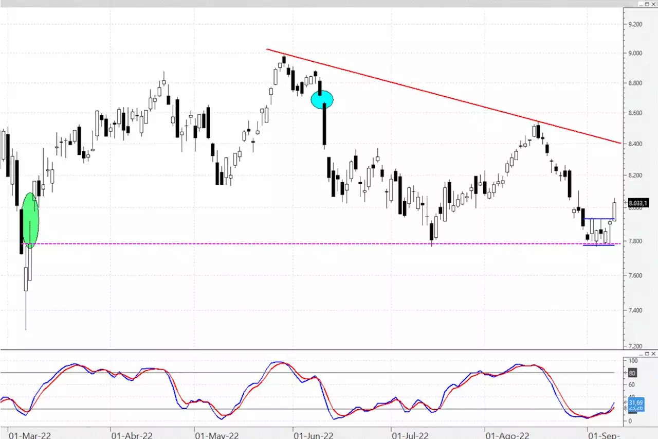 El Ibex respeta los mínimos de julio y mira de reojo a los 8.400 puntos