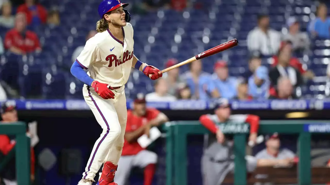 Bohm's HR helps Phils beat Nats after 3 1/2-hour rain delay