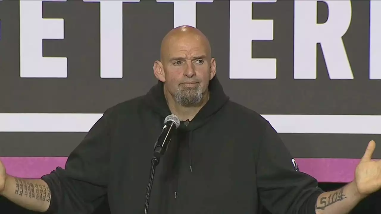 Democratic Senate candidate Lt. Gov. John Fetterman holds Montgomery County rally