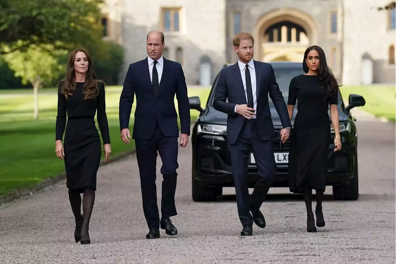 Kate Middleton and Prince William reunited with Prince Harry and Meghan Markle to honour Queen Elizabeth