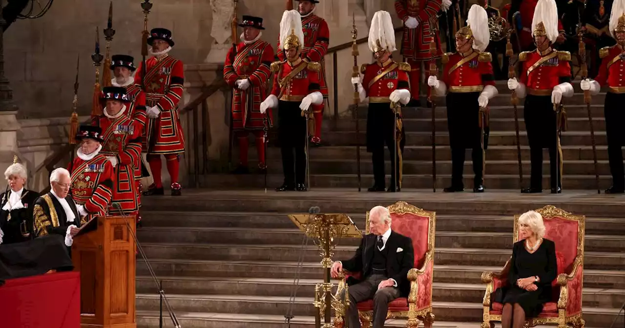 Britain’s King Charles addresses houses of parliament