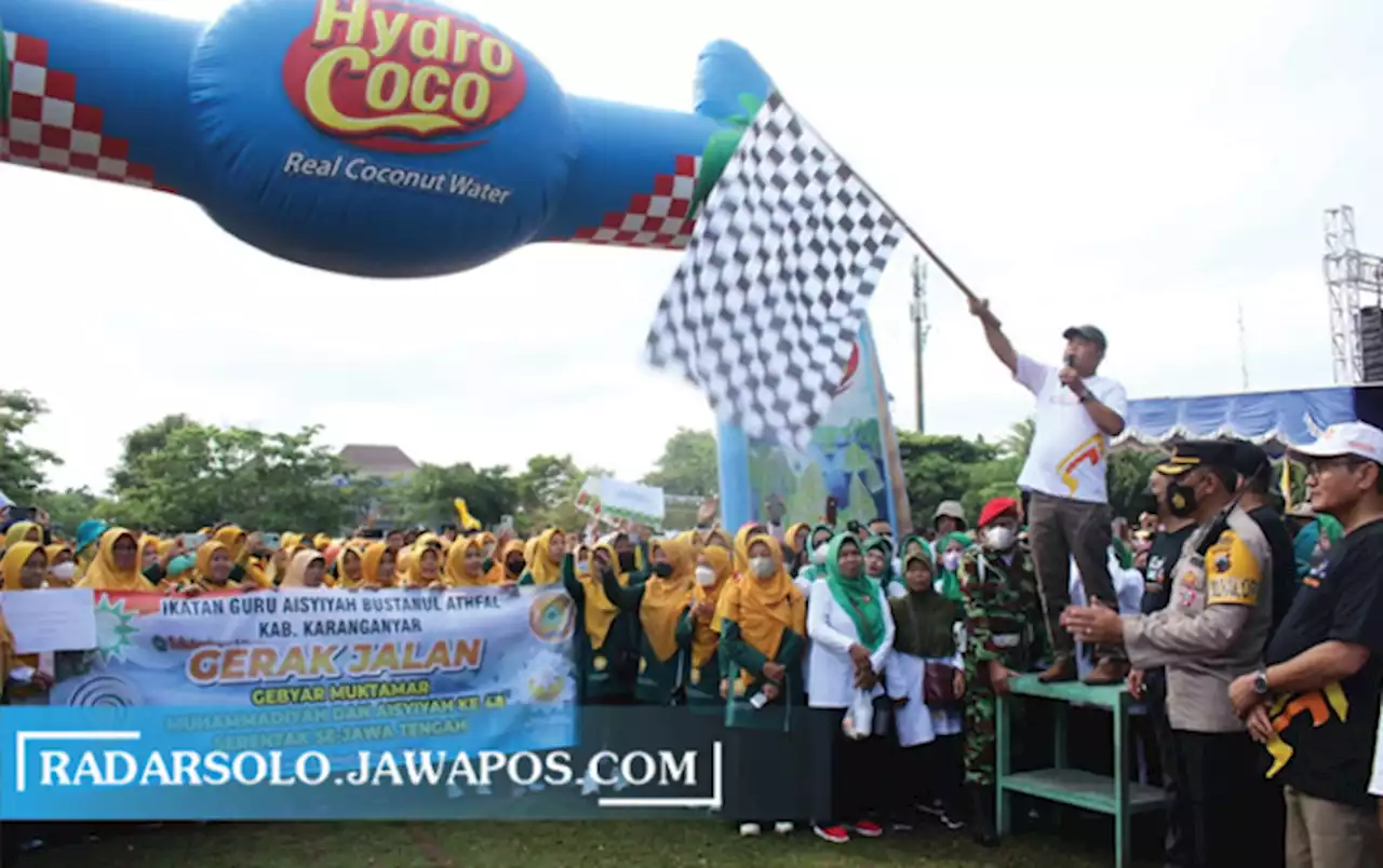 Jalan Sehat Muktamar ke-48 Muhammadiyah-Aisyiyah di Karanganyar: Berikan Efek Positif