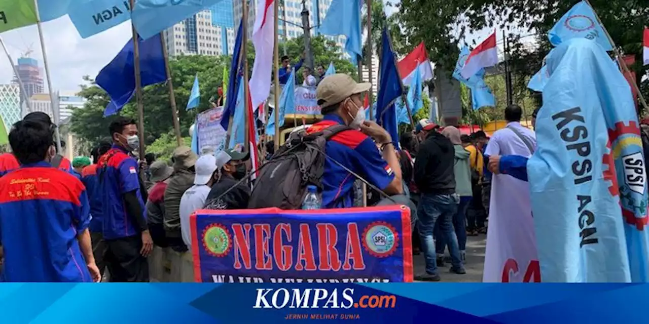 Buruh DKI Kembali Unjuk Rasa, Tuntut Kenaikan Upah hingga Tolak UU Ciptaker