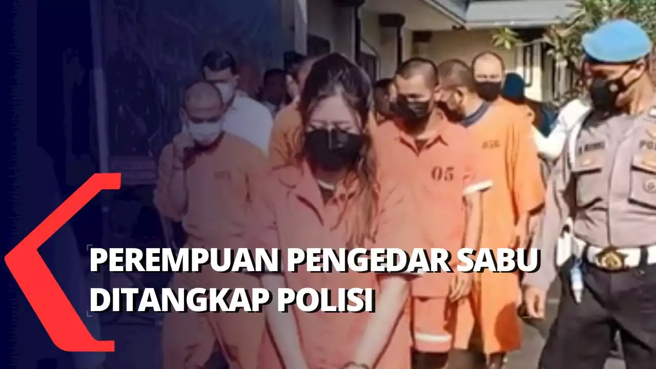 Perempuan Pengedar Sabu Ditangkap, 6 Tersangka lain Diringkus