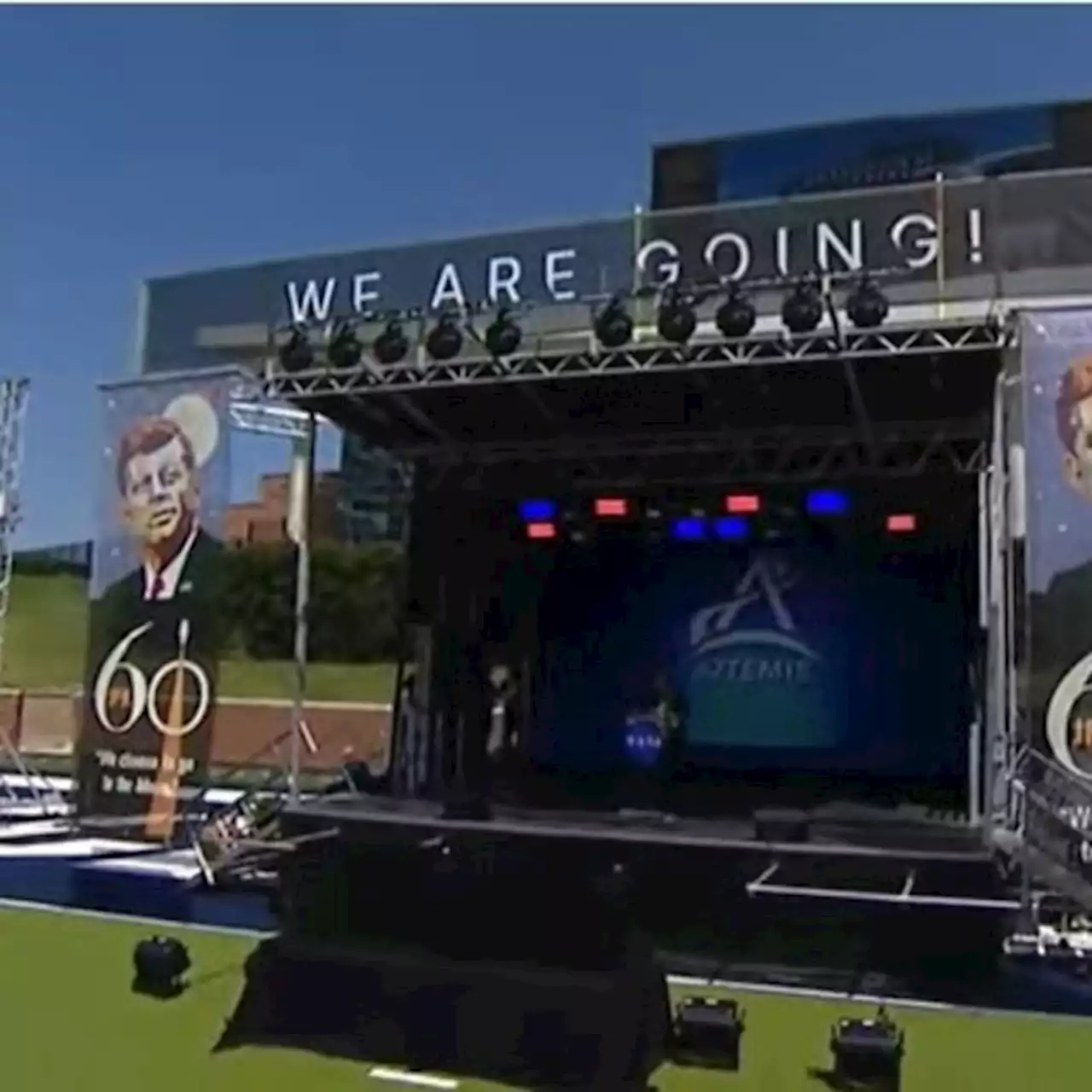 NASA marks 60th anniversary of JFK Moon Landing speech at Rice University - KRLD News