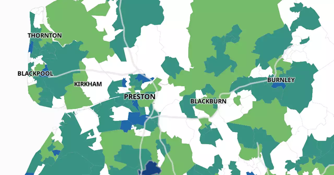 Lancashire Covid map shows 13 neighbourhoods with worst infection rates