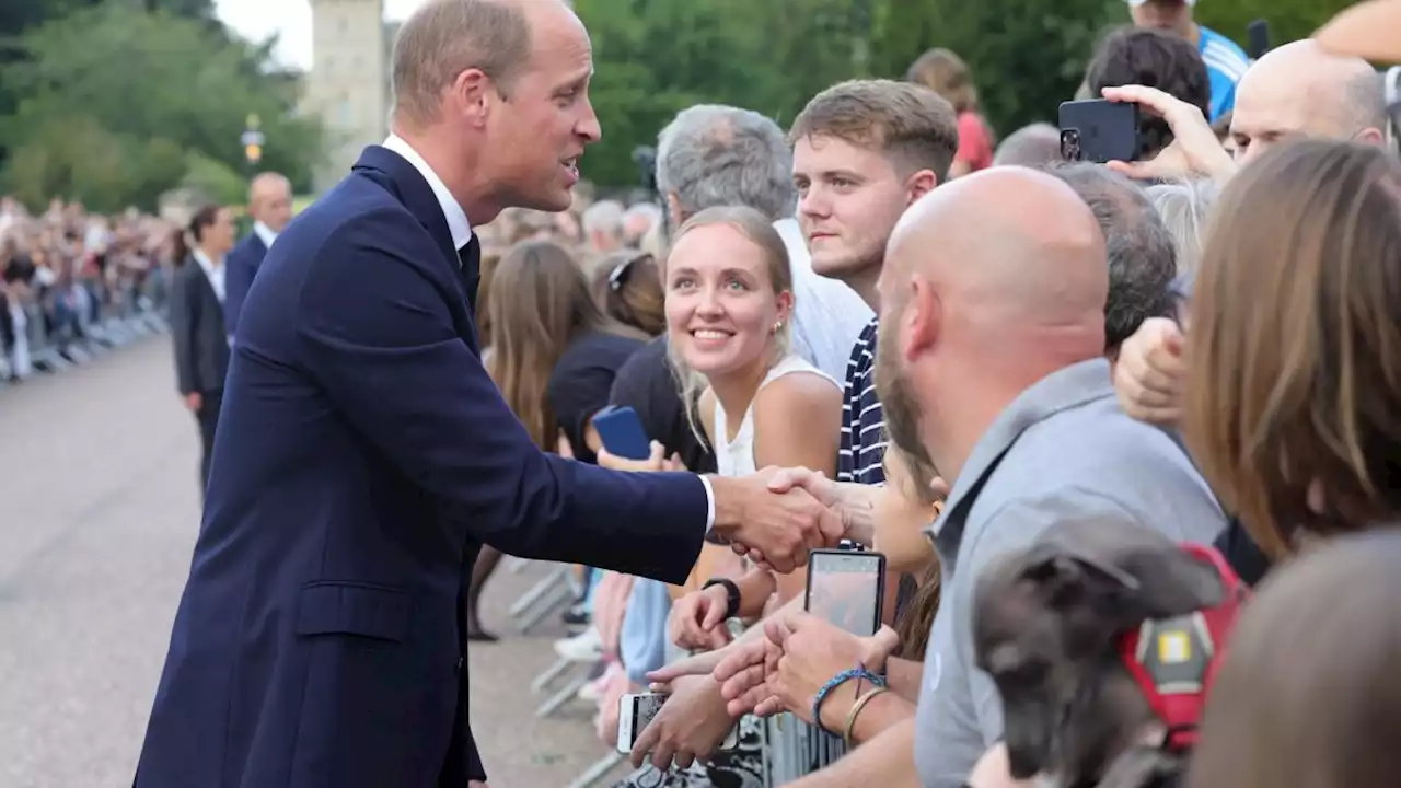 Prince William Was Given a Paddington Bear Toy During Windsor Walkabout in Memory of the Queen