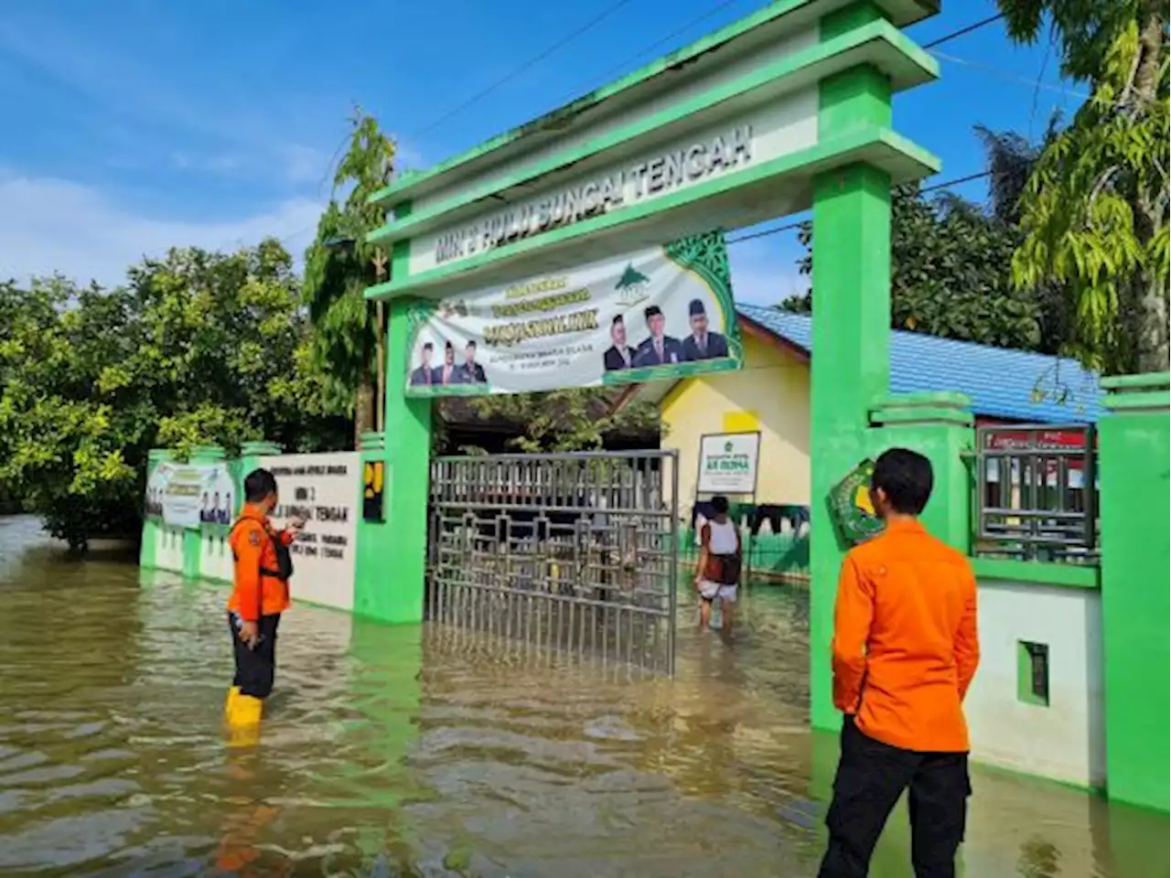 Banjir di Hulu Sungai Tengah Meluas ke Wilayah Hilir