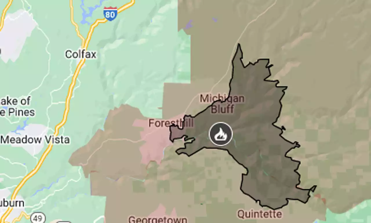 Map: Mosquito Fire in Sierra Nevada is now California’s second biggest