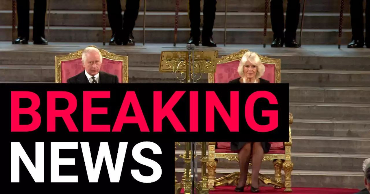 King Charles addresses Parliament as monarch with tributes paid to Queen