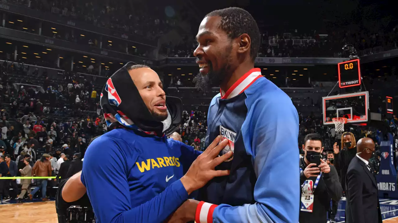 Warriors' Steph Curry Says ‘Hell Yeah' to Idea of Kevin Durant Reunion