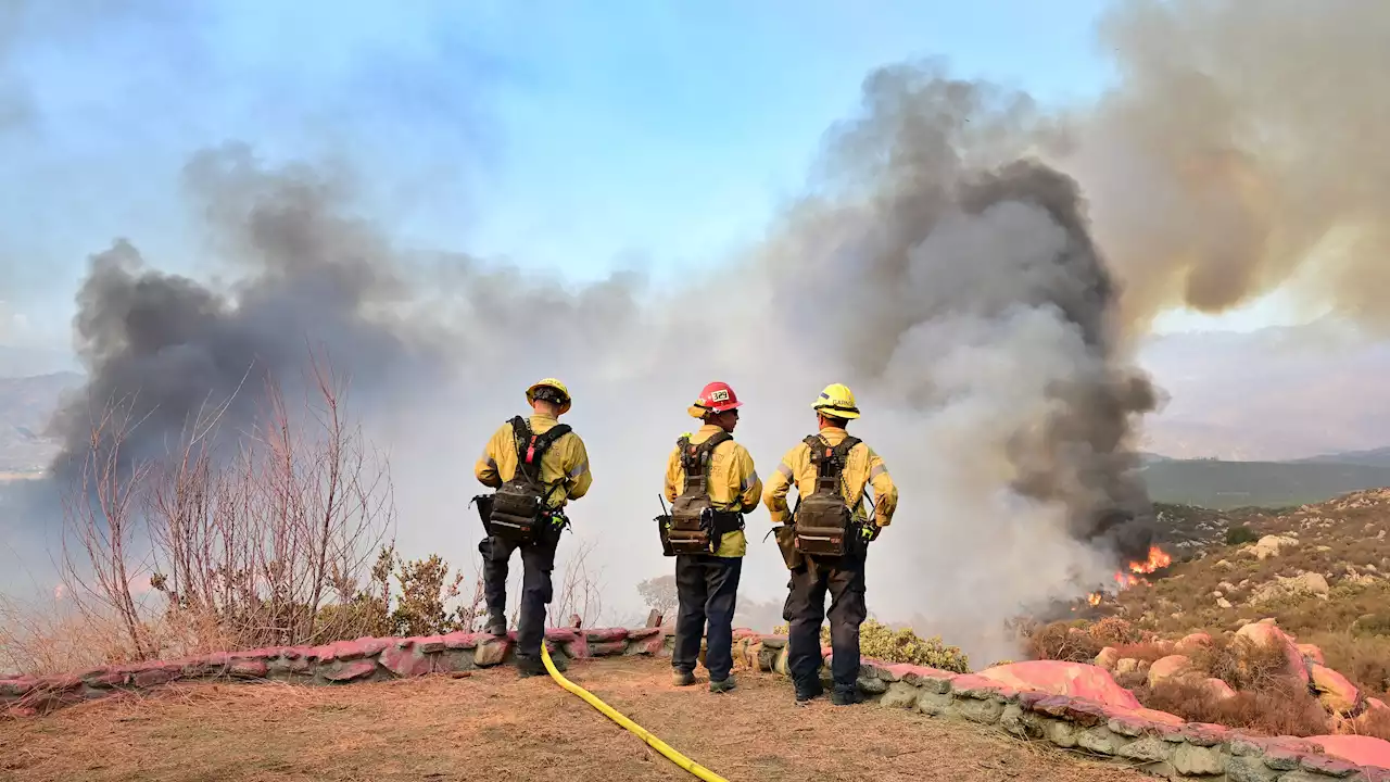 Fairview Fire Near Hemet Could Be Fully Contained Monday