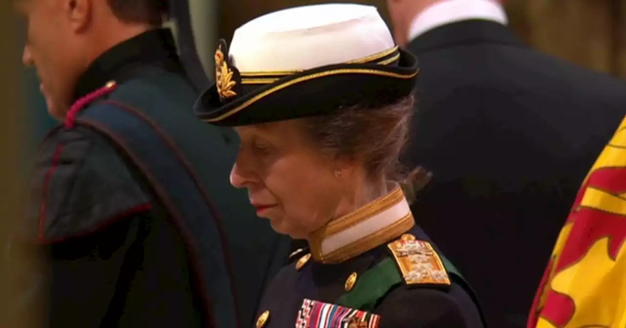 Princess Anne makes history as first woman to stand in Vigil of the Princes