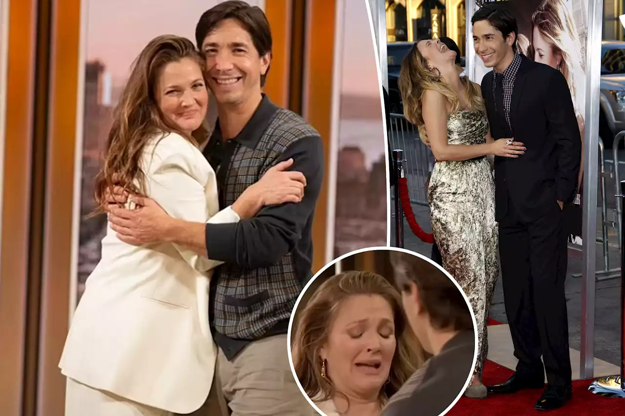 Drew Barrymore tells ex Justin Long she’ll ‘always love’ him in tearful reunion