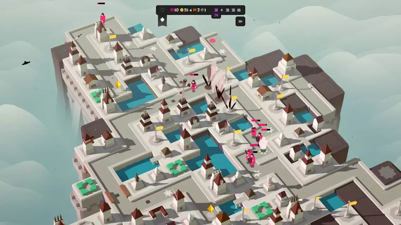 Pincushion little raiders in a tower defense from the director of Hitman GO