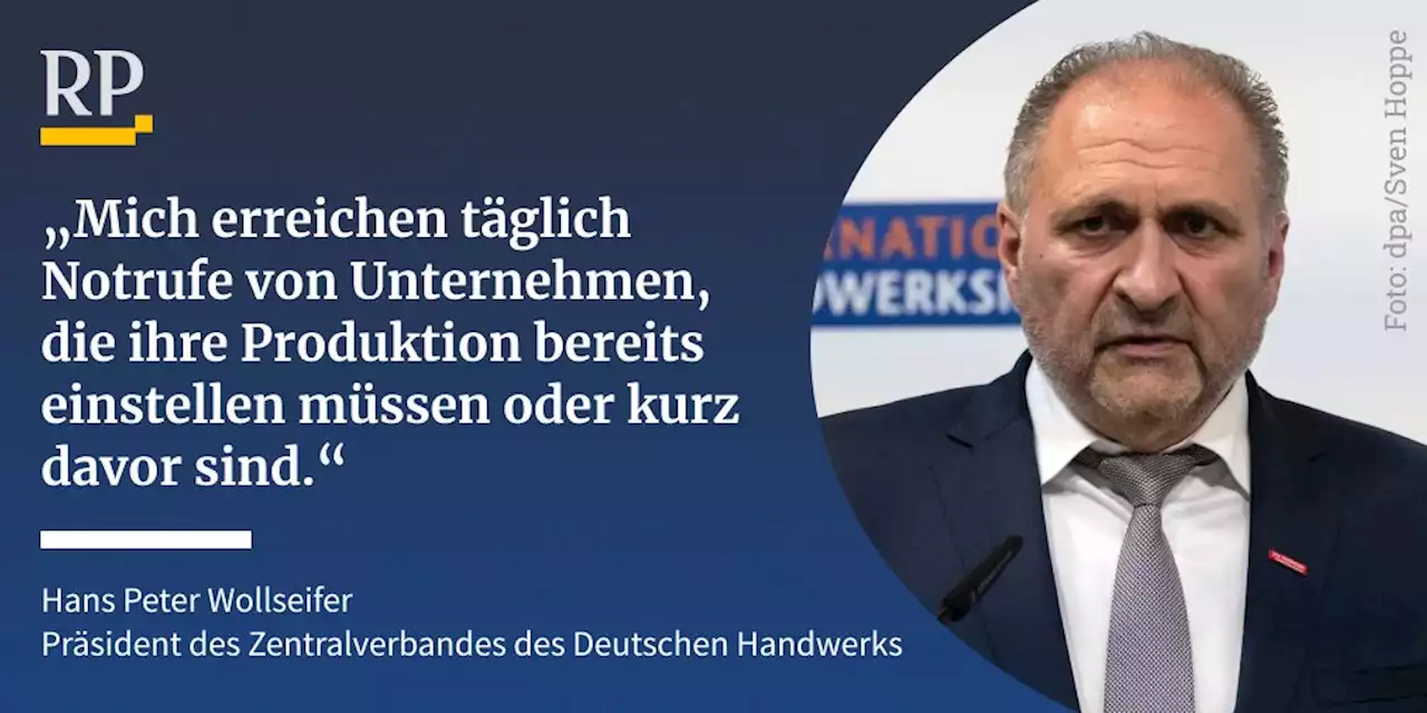 Hans Peter Wollseifer übt Kritik am Bürgergeld: „Für mehr Menschen als bisher lohnt sich das Nicht-Arbeiten mehr als das Arbeiten“