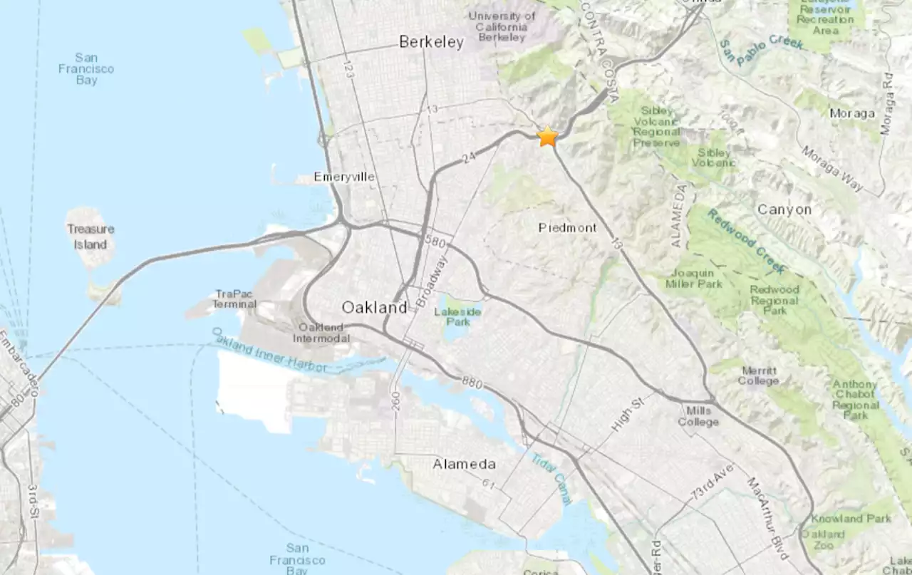 Magnitude 2.9 earthquake shakes the Bay Area on Sunday night