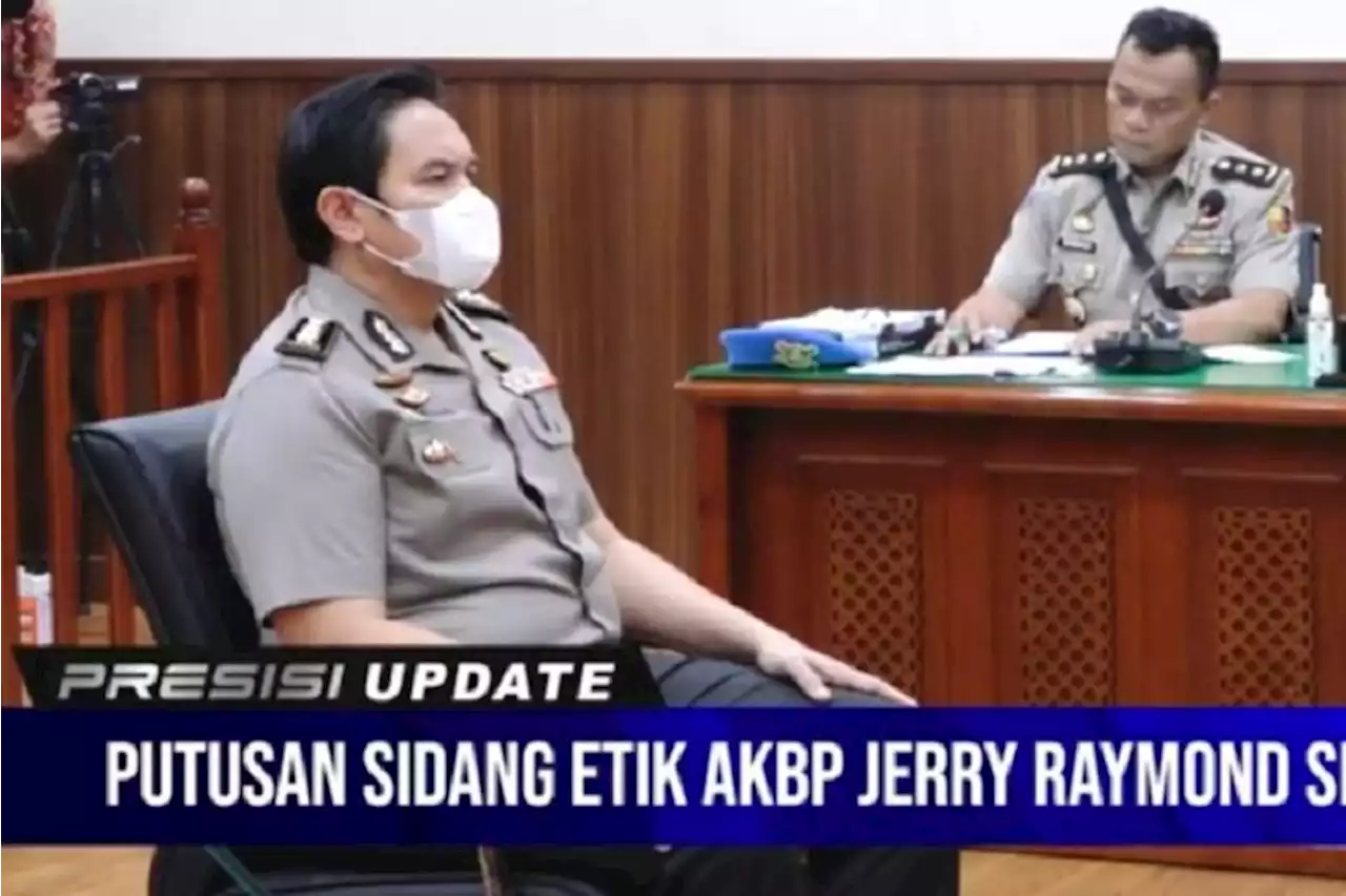 Dipecat dari Polri, AKBP Jerry Raymond Ajukan Banding