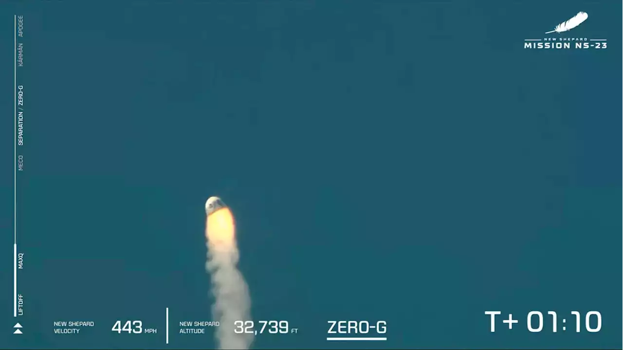 Bezos Rocket Fails During Liftoff, Only Experiments Aboard