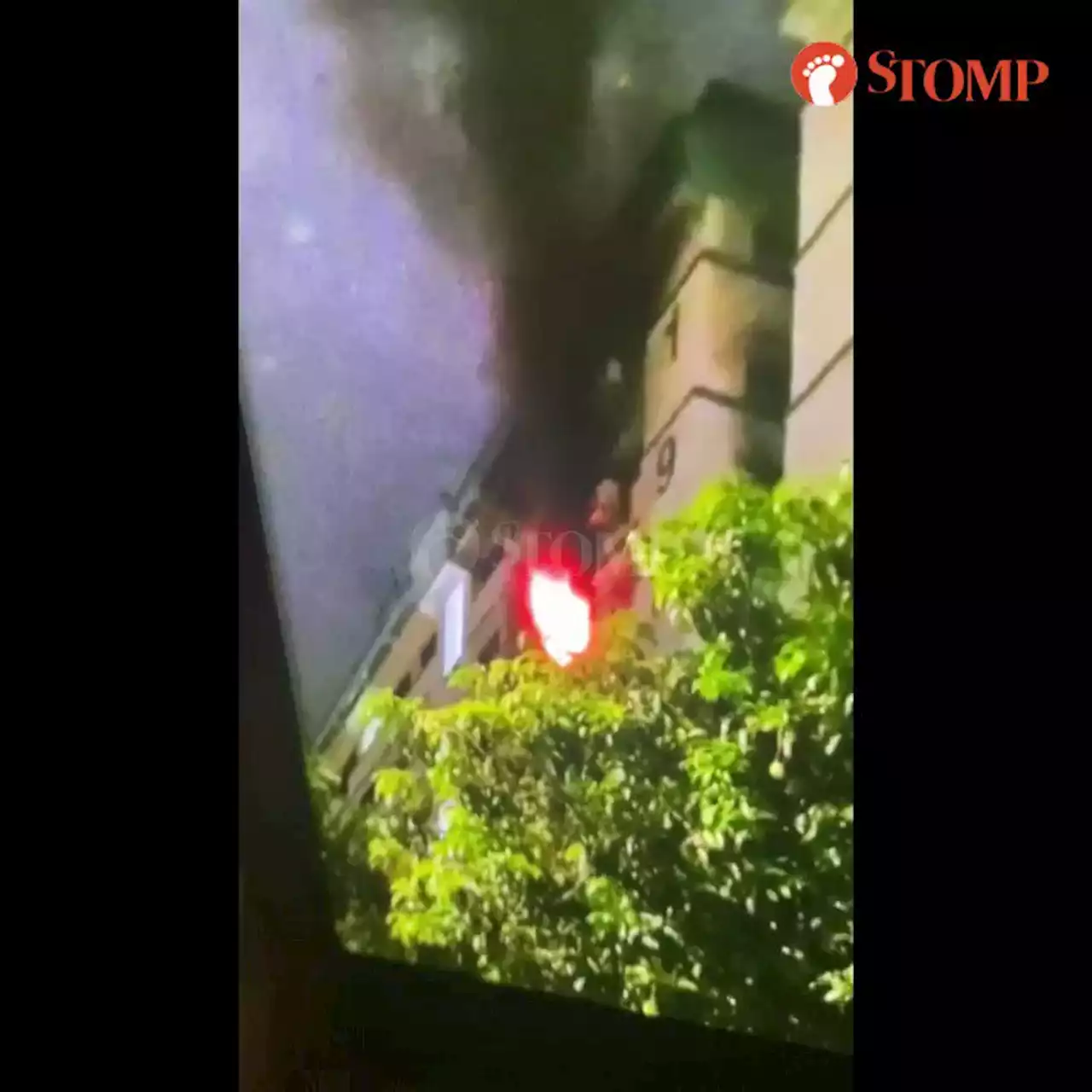 Bedroom catches fire in Pasir Ris Street 12 flat, about 20 people evacuated