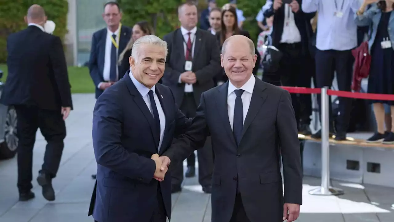 Staatsbesuch des israelischen Ministerpräsidenten Lapid: Zwei Kumpels