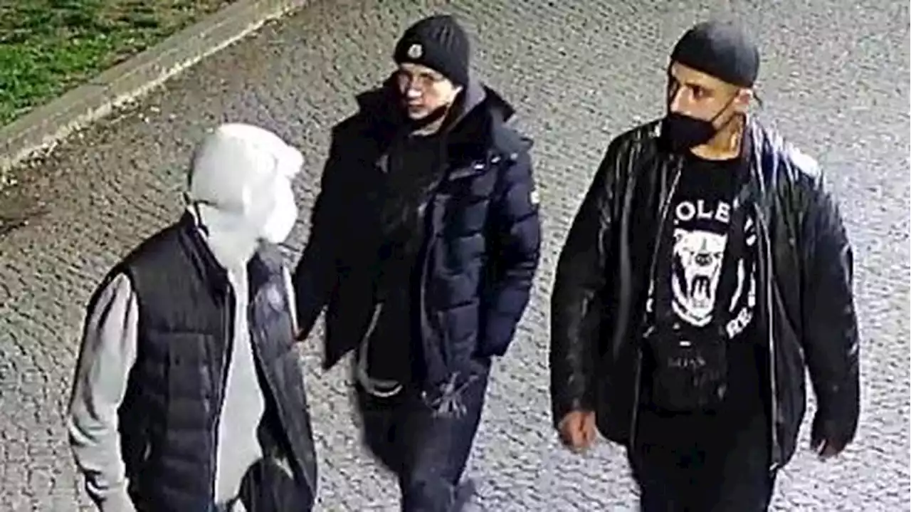 Wer kennt diese Männer?: Berliner Polizei sucht drei mutmaßliche Räuber mit Fotos