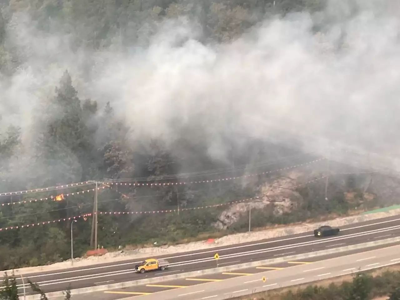 Wildfire smoke continues to blanket parts of B.C., improves slightly over Vancouver