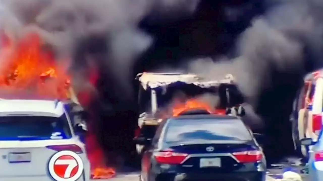 Massive Fire At Dolphins Game Destroys Several Cars, Authorities Investigating