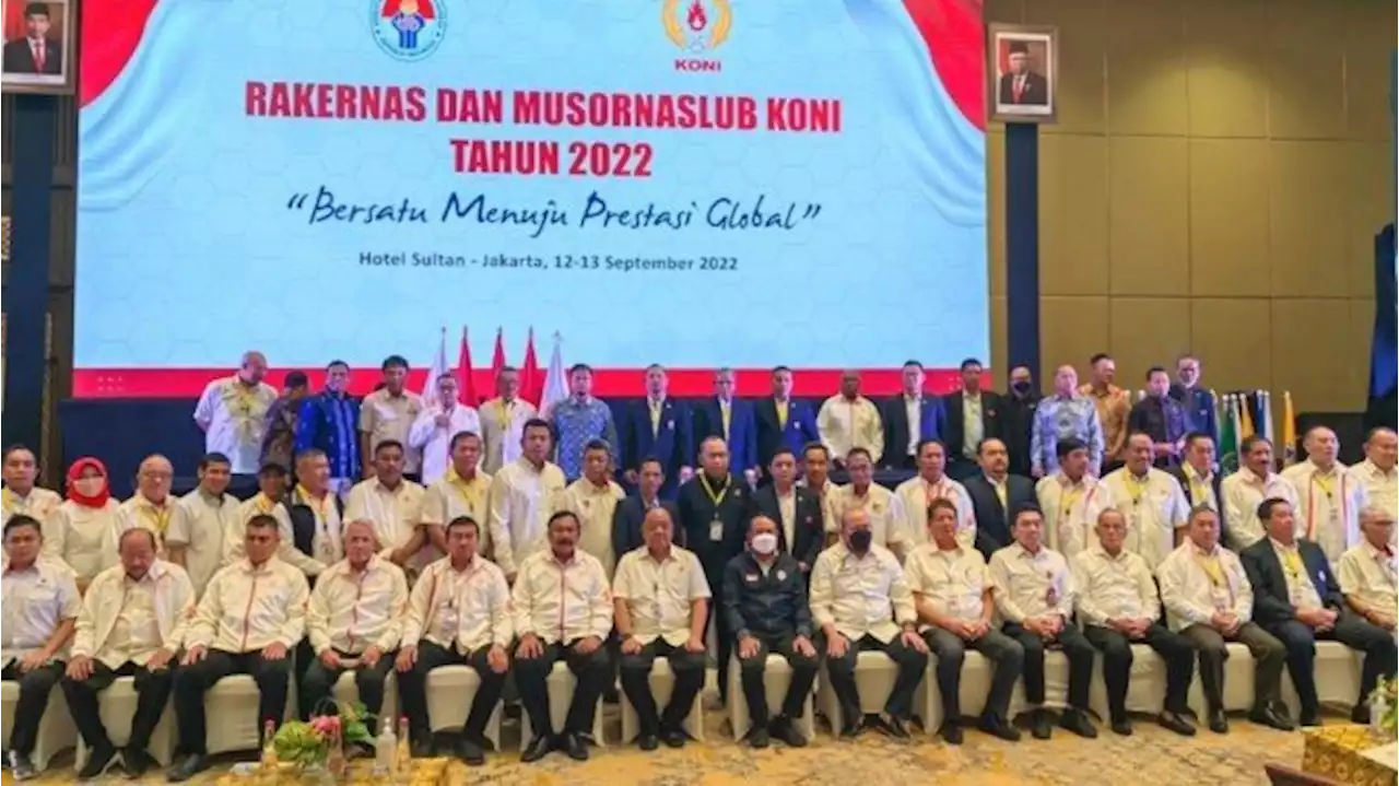 Buka Rakernas KONI 2022, Menpora Amali Ingatkan 2 Hal Ini