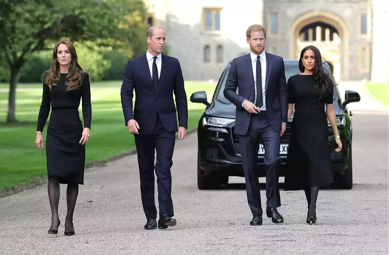 Kate Middleton et Meghan Markle réunies aux côtés des princes William et Harry pour l'hommage à la Reine Elizabeth II