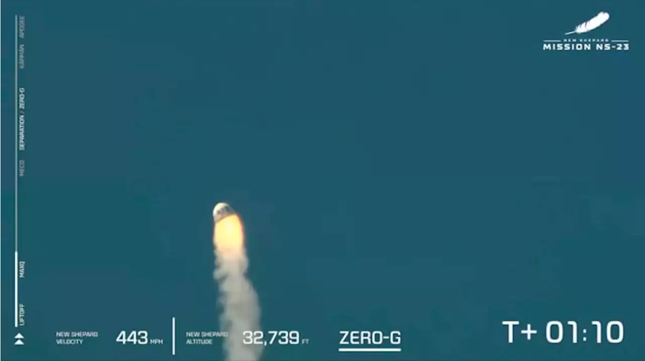 Bezos rocket fails during liftoff, only experiments aboard