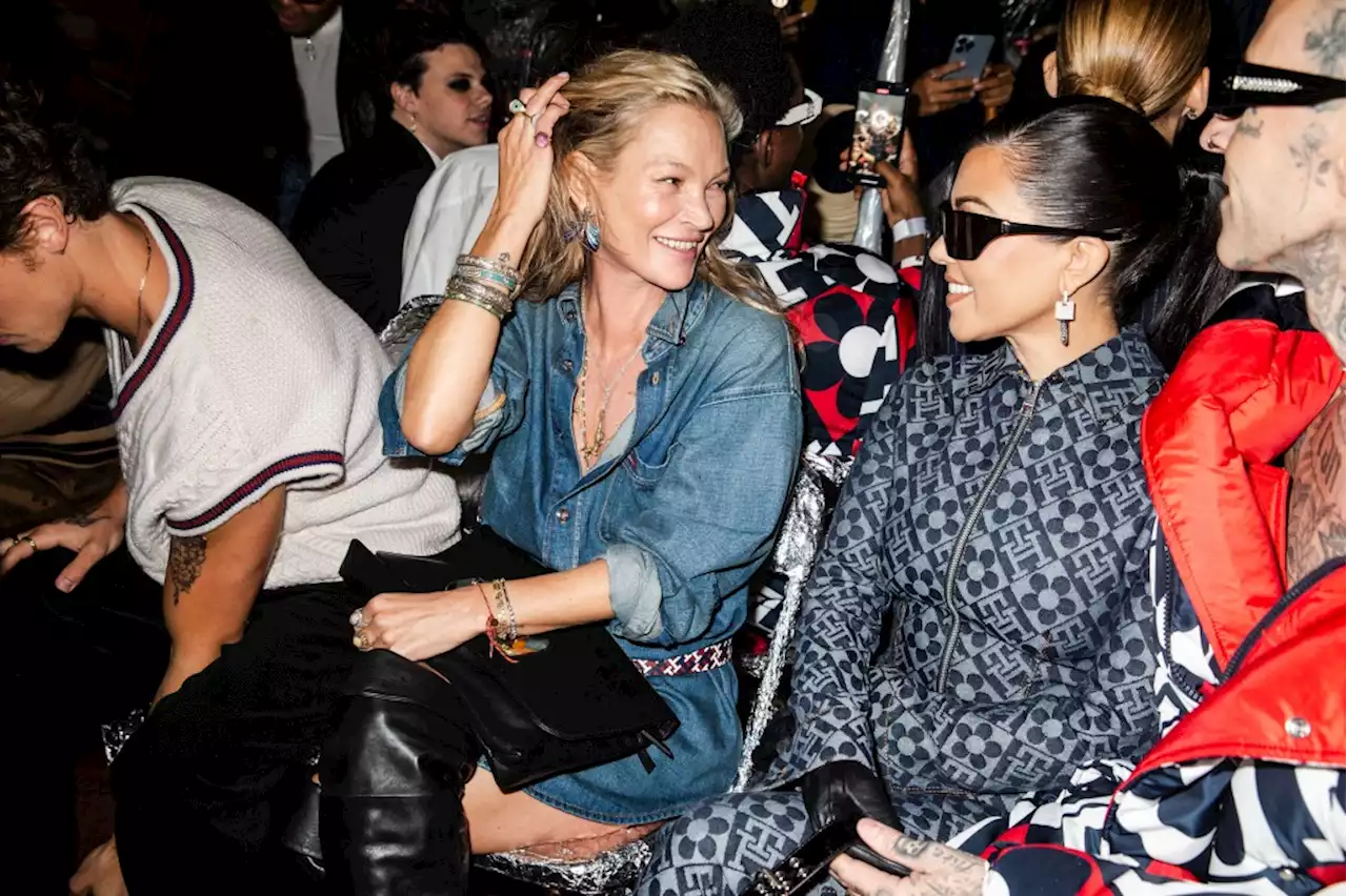 Kate Moss, Kourtney Kardashian, Shawn Mendes and More Brave the Rain for Tommy Hilfiger