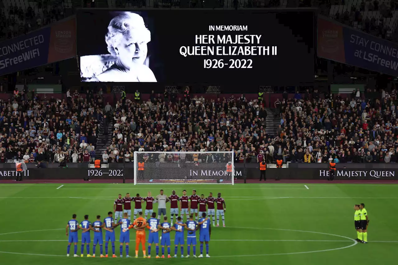 Soccer to resume in Britain after pause due to queen's death