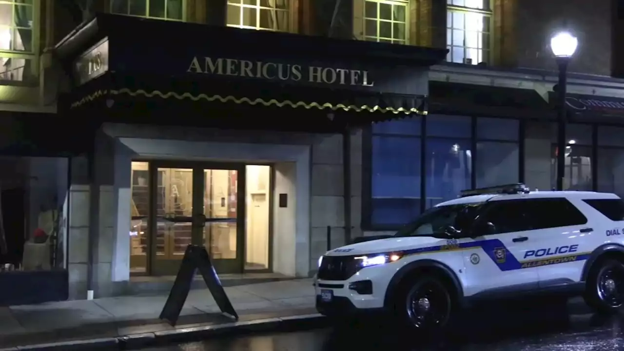 Allentown hotel robbery suspect drops cash while fleeing police, jumps into creek