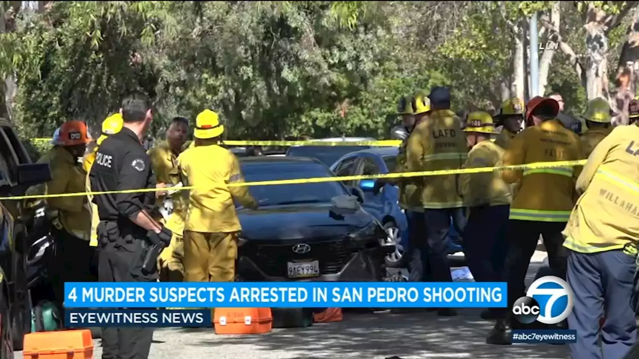 Peck Park shooting: 4 murder suspects arrested in incident that left 2 dead, 7 injured in San Pedro