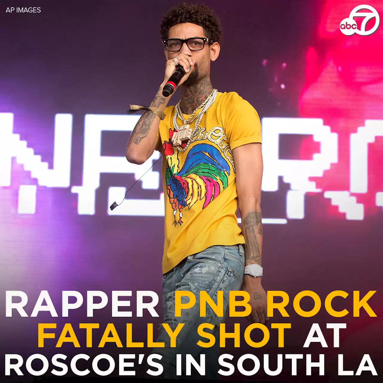 Rapper PnB Rock shot, killed at Roscoe's Chicken & Waffles in South LA