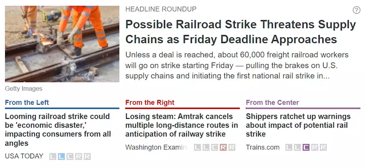 Possible Railroad Strike Threatens Supply Chains as Friday Deadline Approaches