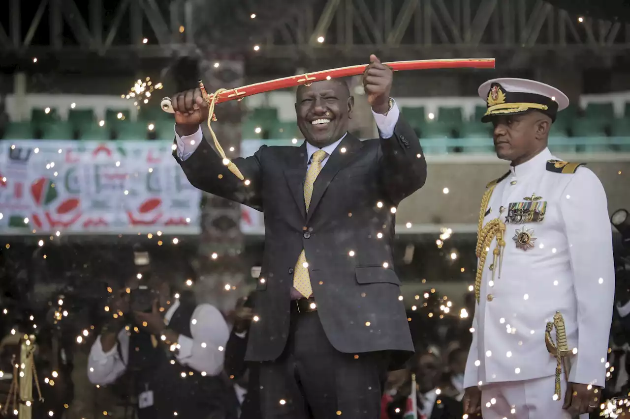 From humble past, William Ruto sworn in as Kenya's president