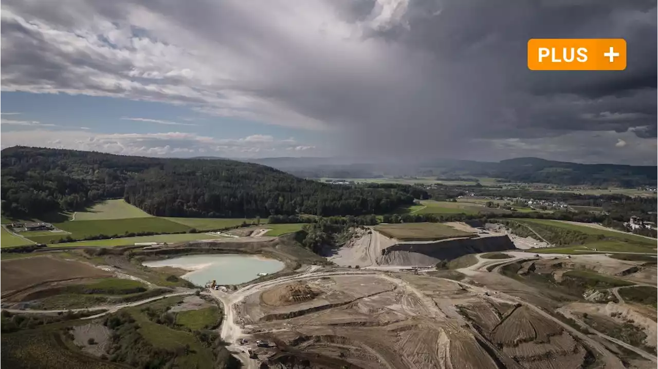 Hier soll bald Atommüll lagern: das Strahlengrab im Hochrhein-Idyll