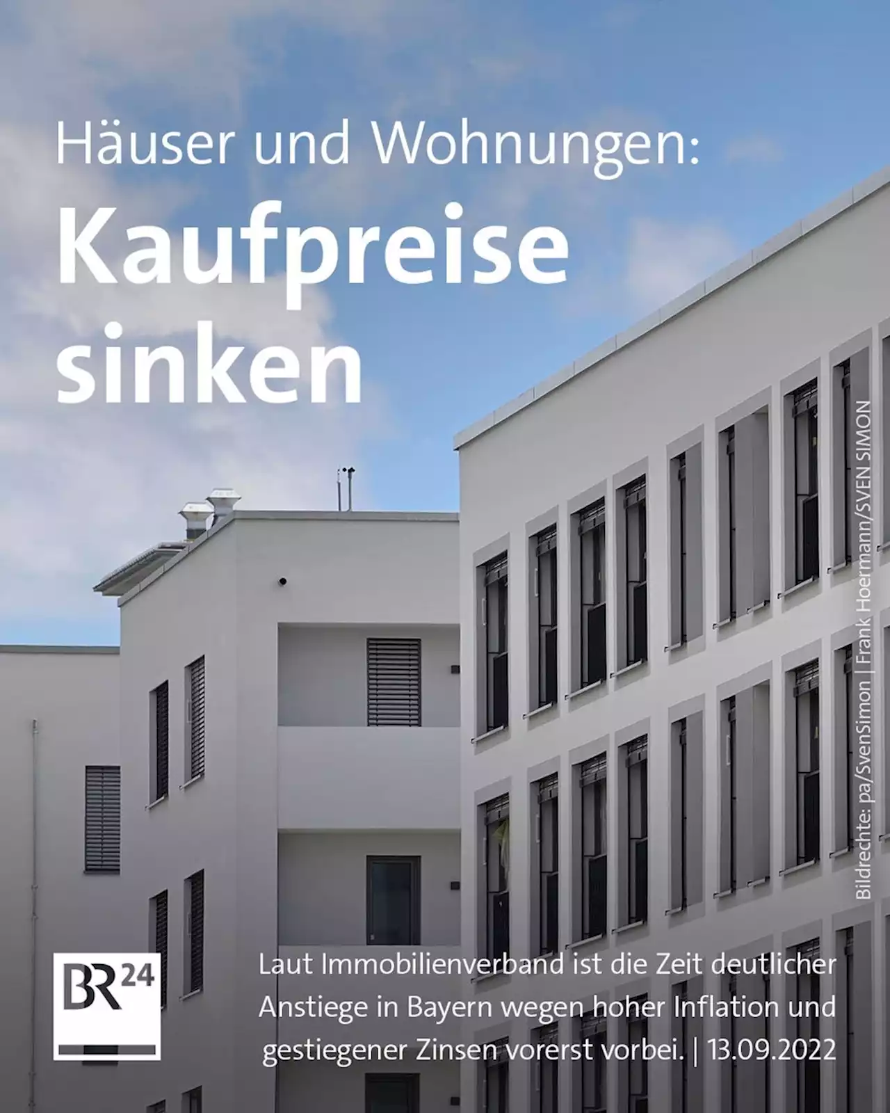 Wohnimmobilien: Kaufpreise sinken