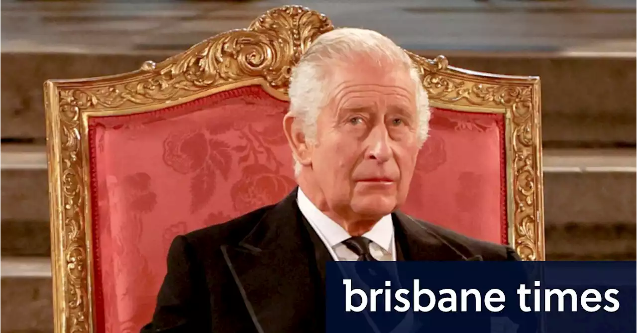 A new King Charles steps lightly where the first Charles met his end