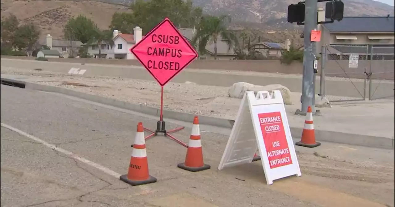 Flash flooding cancels classes at Cal State San Bernardino