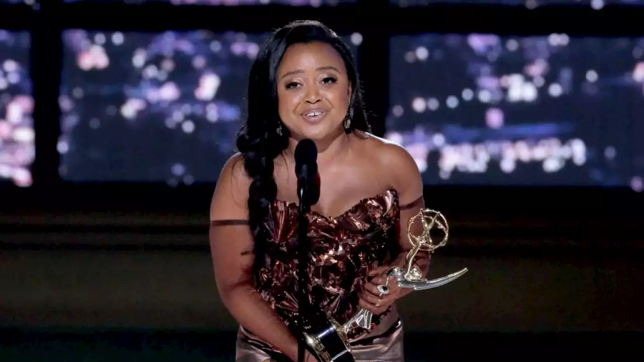 Quinta Brunson Wins Her First Emmy for 'Abbott Elementary'