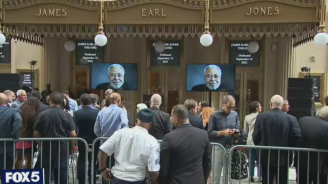 James Earl Jones Theatre unveiled on Broadway