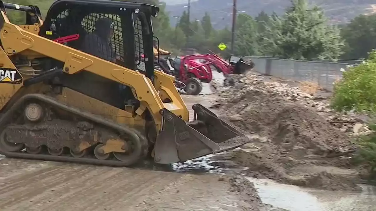 Digging continues after mudslide hits Lake Hughes area