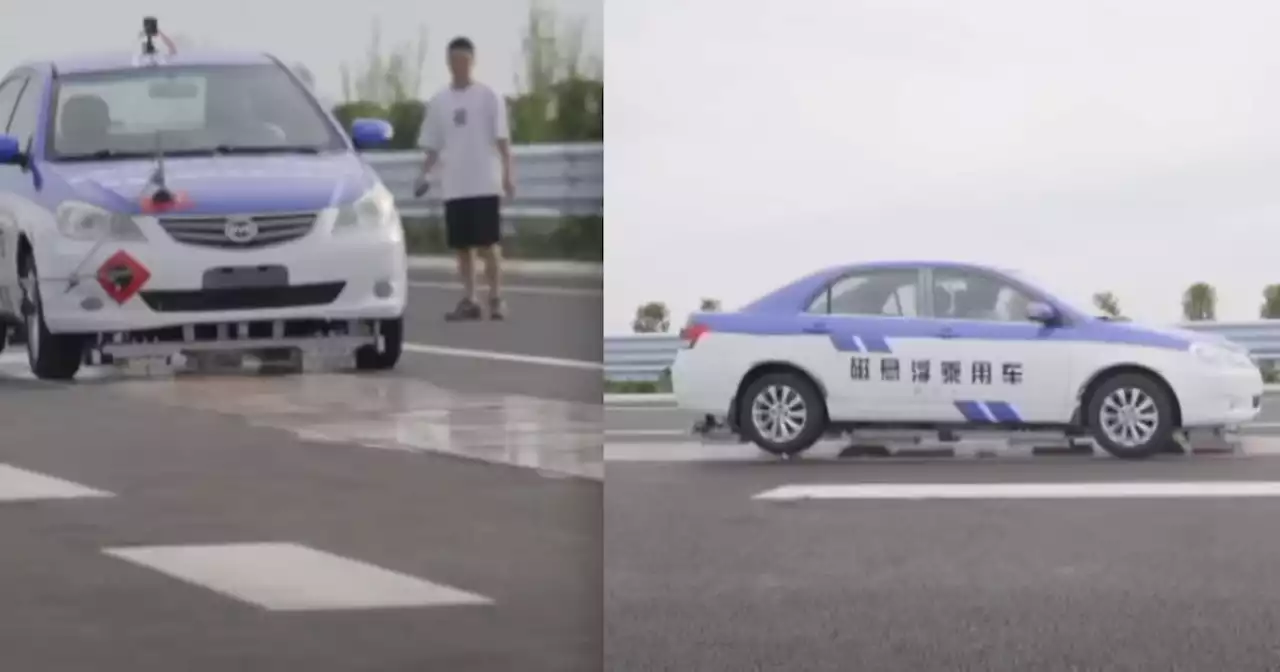 Chinese Researchers Test Cars That Hover Over Road Using Magnets