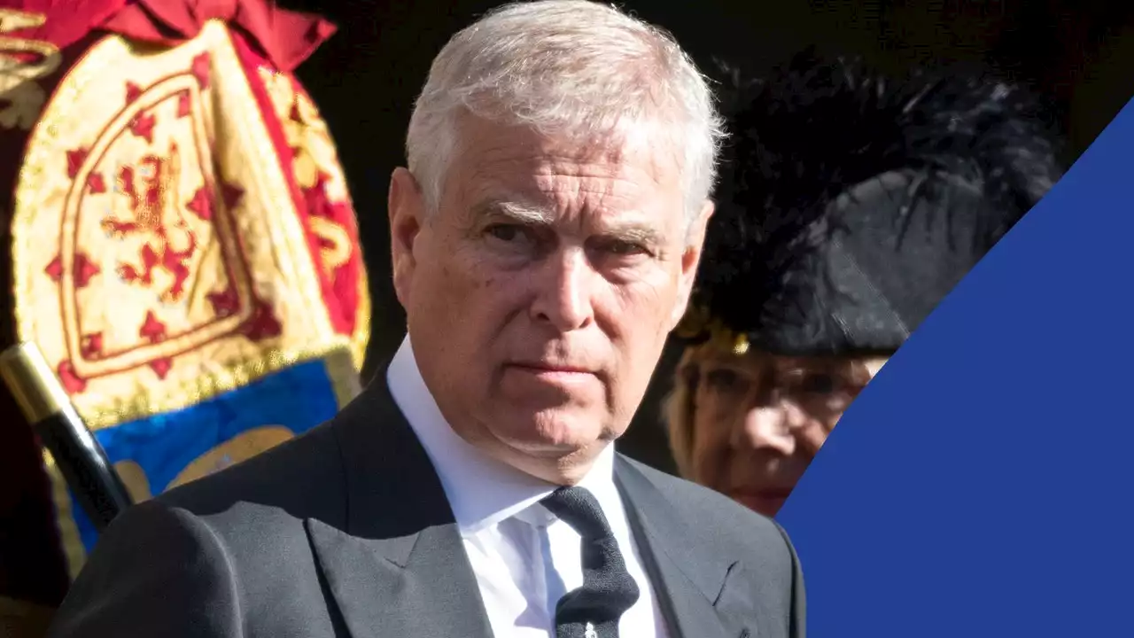 Prince Andrew was heckled while walking behind Queen Elizabeth’s coffin