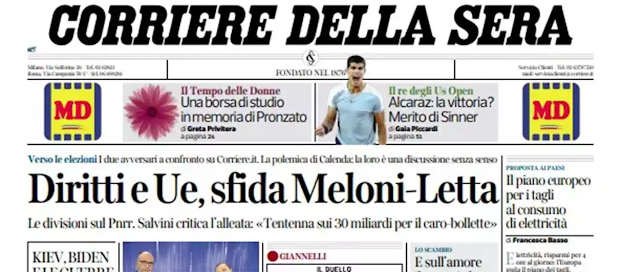 Le prime pagine di oggi - Il Post