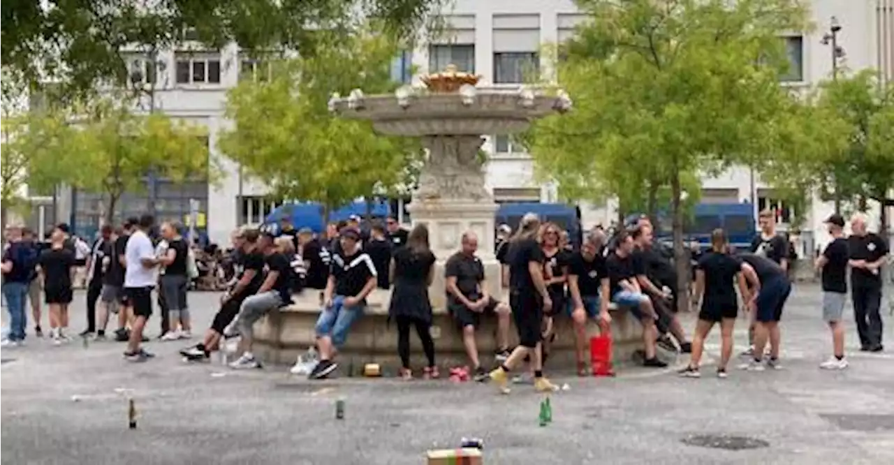 OM-Francfort : très calme du coté de la place de la Joliette